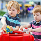 Plane toys like these are great for first time flyers, because they can help parents illustrate what’s going on.